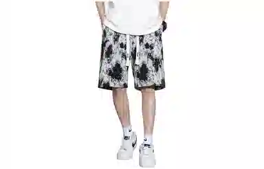 木林森 美式复古宽松百搭夏日沙滩五分休闲短裤 男女同款