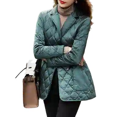 【dme】 纯色优雅气质时尚收腰高级感羽绒服 女款