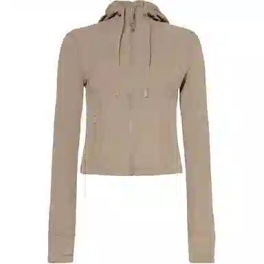lululemon Hooded Zip Jacket Khaki