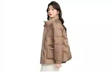 鸭鸭 新款短款立领时尚休闲保暖羽绒服 女款