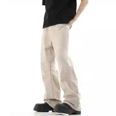 Struggle Vintage95 Wide Leg Jeans Khaki