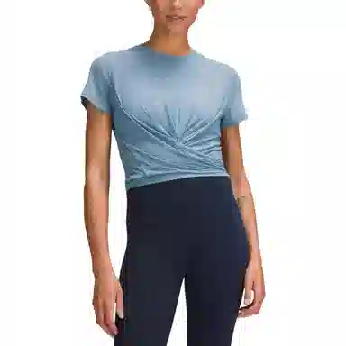 lululemon Tie-Waist Breathable Short-Sleeve Shirt T