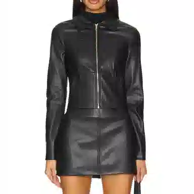 SUPERDOWN Faux Leather Jacket