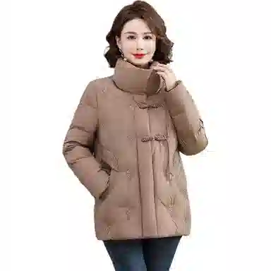 鸭鸭 新款优雅休闲纯色羽绒服 女款