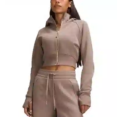 lululemon Scuba Full-Zip Cropped Hoodie