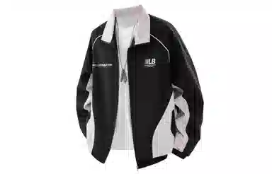 王者荣耀 美式高街拼接撞色翻领外套宽松舒适痞帅青少年休闲百搭时尚潮牌飞行员夹克衫 鲁班七号款 男女同款