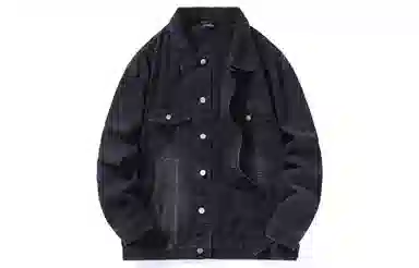 王者荣耀 美式复古水洗做旧翻领宽松舒适高街休闲百搭时尚牛仔外套 男女同款