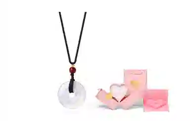 饰伴 国潮平安扣 气质国风一对 玛瑙 项链 生日礼,物  男女同款情侣款