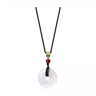 饰伴 国潮平安扣 气质国风一对 玛瑙 项链 生日礼,物  男女同款情侣款