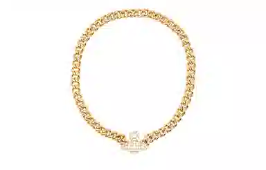 Vivienne Westwood Classic Saturn Logo Necklace