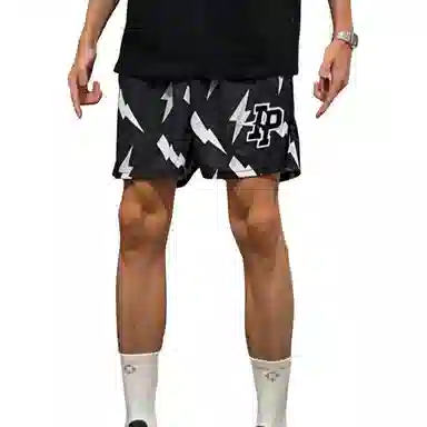 美式高街复古潮流舒适透气百搭篮球训练五分裤运动短裤 男女同款