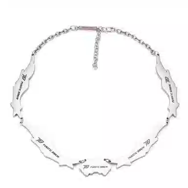 PLASTIC BRAIN Flame Necklace