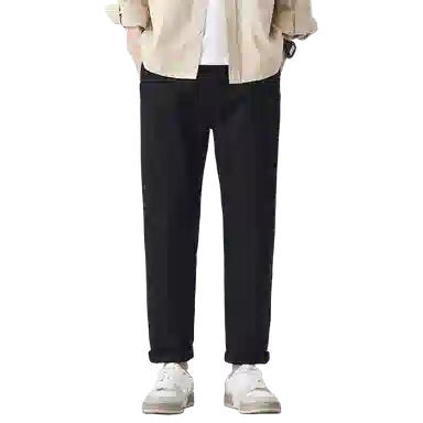 沐诚阳译 春夏季长裤直筒潮流百搭时尚轻松简约休闲裤 男款