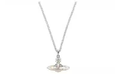 Vivienne Westwood Saturn Necklace Silver