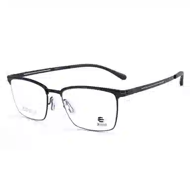 【联系客服可选配镜套餐】 康视顿 商务方框 β钛钛材 光学镜架 男款