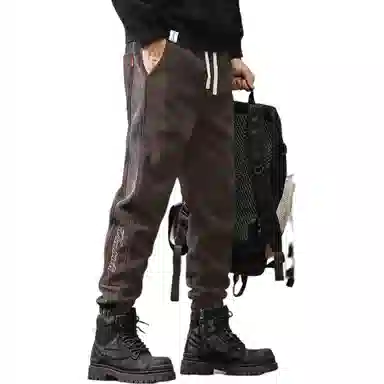 格蓝鹿 宽松微弹中腰休闲裤 男款