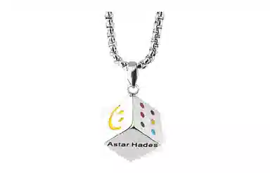 ASTAR HADES Lucky Smile Dice Necklace