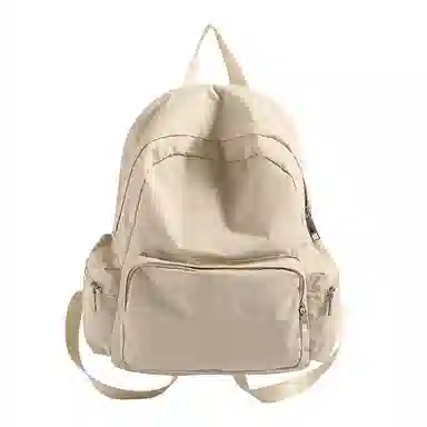 醇龙 韩版纯色简约轻便 尼龙布 双肩包 常规 男女同款情侣款 多色