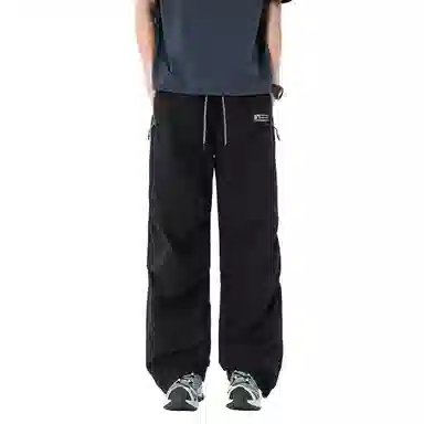 王者荣耀 美式高街反光机能伞兵户外登山通勤防水透气宽松百搭潮流时尚休闲裤 男女同款