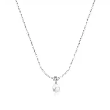 饰伴 皓月之心新中式  甜美浪漫风可爱 精致雅致高级质感 国潮轻奢 小众设计轻奢百搭气质 合金 项链 男女同款情侣款