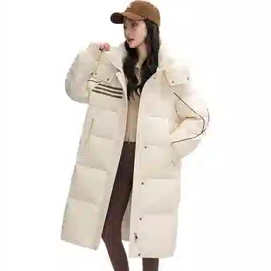 鸭鸭 纯色气质时尚高级感保暖简约羽绒服 女款