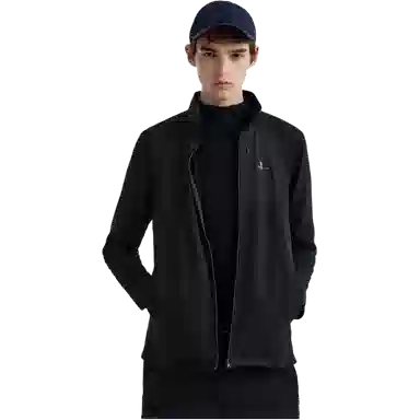 比音勒芬 休闲户外立领纯色夹克外套 男款 黑