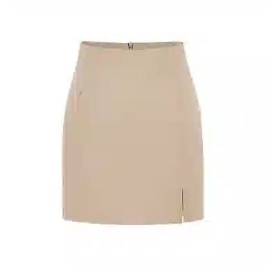 黛尔佳人 简约百搭通勤休闲短裙 女款