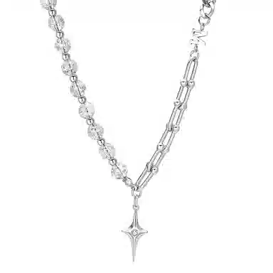 Fairwhale Four-Point Star Necklace