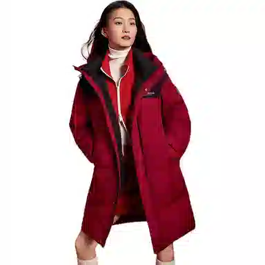 波司登 宽松连帽街头长袖羽绒服 女款