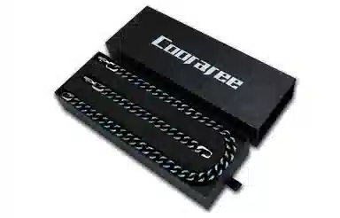 Cooraree Van Gogh Starry Sky Series Cuban Chain Set