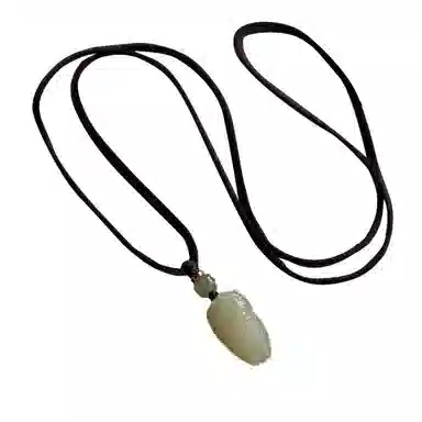 全年红 一鸣惊人知了吊坠金榜题名玉坠玉蝉挂件#好运 玉髓 项链 女款