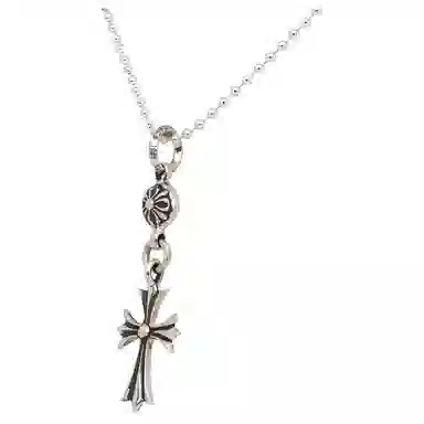 Chrome Hearts Cross Pendant Necklace Silver