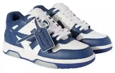 OFF-WHITE Out Of Office Low Sneakers White Blue