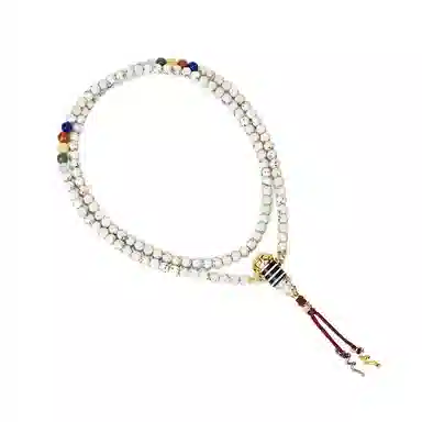 钰澜文玩 鲸落满配毛感料大留白旋珠#好运 星月菩提 项链 男女同款情侣款