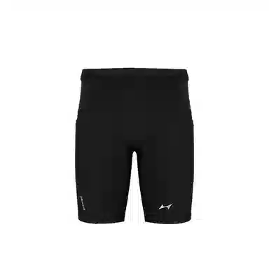 海尔斯 紧身五分裤春夏条纹马拉松跑步田径体考训练压缩裤运动短裤 男女同款