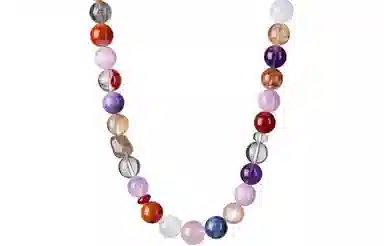 石头记 多宝转运珠锁骨链 招财纳福 做个富婆暴富 学业事业节节高升 新中式小众招财纳福百搭#好运 礼盒装天然 多色水晶 项链 女款