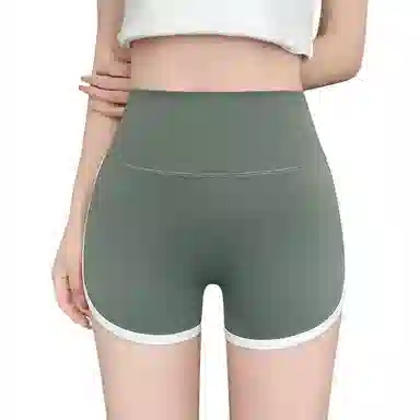 木清清 三分鲨鱼裤薄款收腹提臀防走光打底裤可外穿拼接瑜伽安全裤休闲短裤 女款