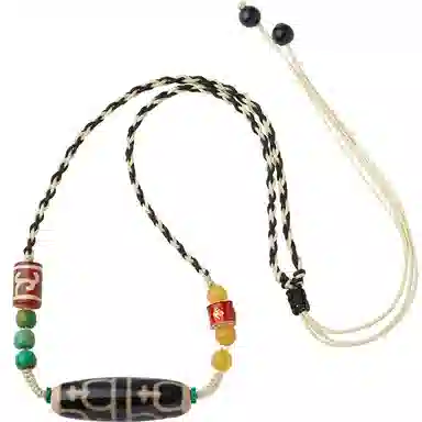 布达拉宫 宝瓶天珠藏式六字真言#好运 玛瑙 项链 男女同款情侣款