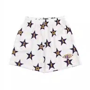 美式高街复古潮流舒适透气百搭篮球训练五分裤运动短裤 男女同款