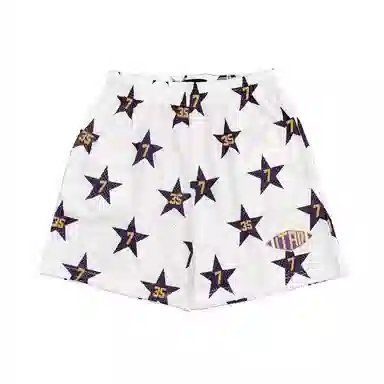 美式高街复古潮流舒适透气百搭篮球训练五分裤运动短裤 男女同款