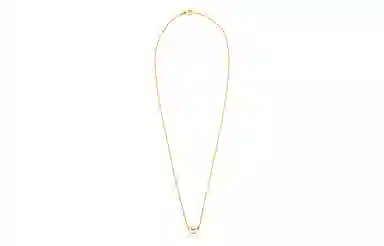 Hermes Mini Pop H Necklace Gold