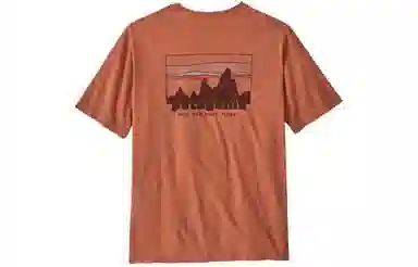 patagonia Men's '73 Skyline Organic T-Shirt LogoT