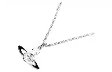 Vivienne Westwood Saturn Necklace Silver