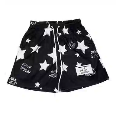 美式高街复古潮流舒适透气百搭篮球训练五分裤运动短裤 男女同款