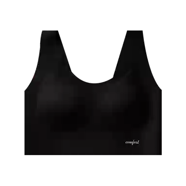 欧迪芬 无痕水晶纱细闪轻薄透气上托聚拢防下垂收副乳运动背心式字母设计夏季清凉款文胸 女款