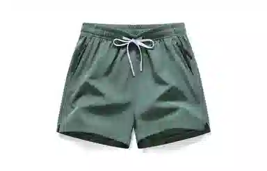 木林森 美式纯色休闲百搭宽松三分运动短裤 男女同款