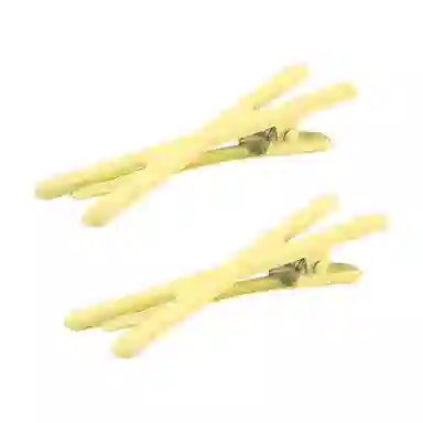 希铃 甜心彩色交叉侧边刘海 亚克力 发夹 女款