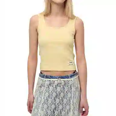 MARDI MERCREDI SS25 TANK SCOOP NECK DOUBLE