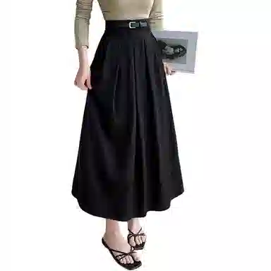 水中花 法式时尚百搭休闲长裙 女款