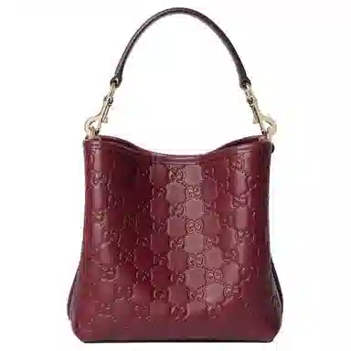Gucci GG Emblem Bucket Bag